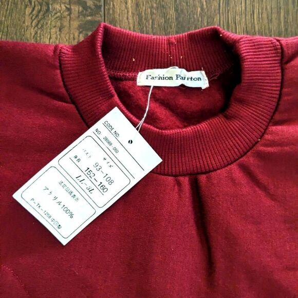 $5 Item! NWT Parrton Floral Embroidery Drop Shoulder Sweatshirt - Picture 11 of 13